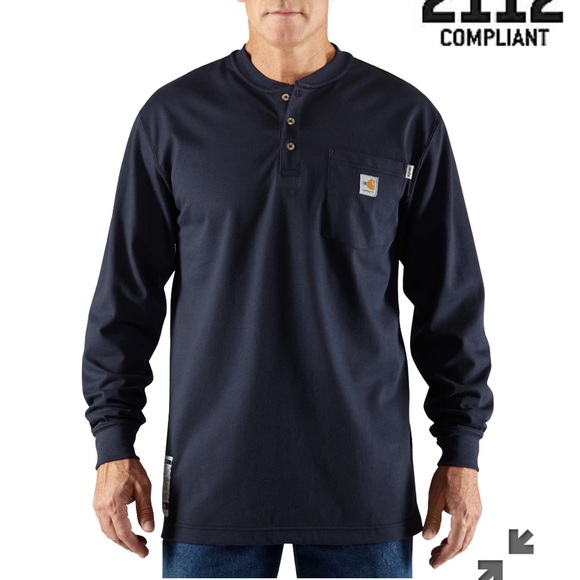 Carhartt Other - Men’s tall XL carhartt heavy weight long sleeve pocket Henley T-shirt